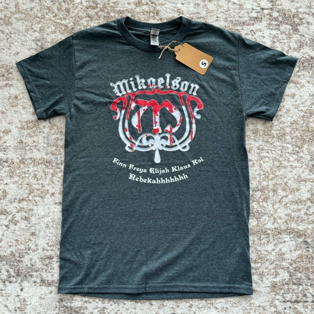 New With Tags Mikaelson T-Shirt The Originals The Vampire Diaries tv show merch